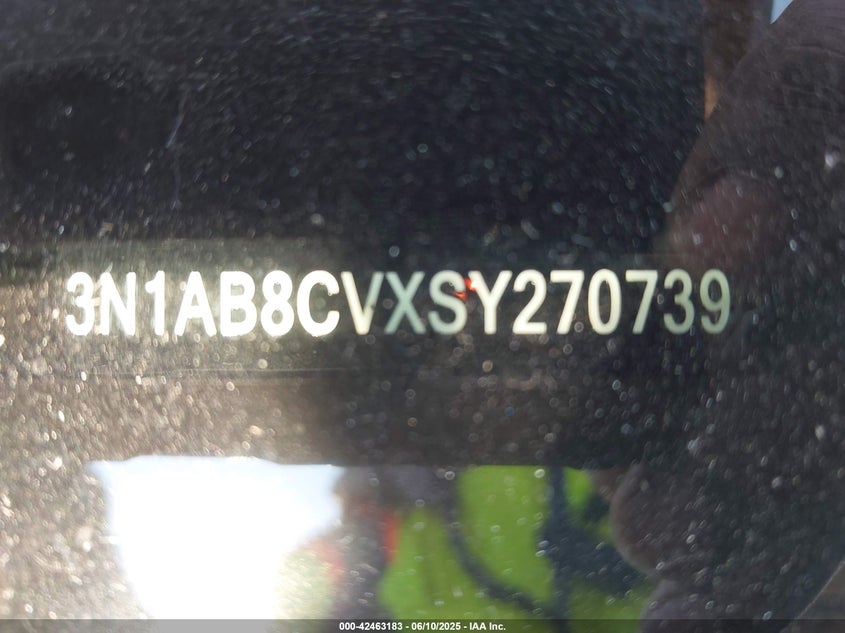2025 NISSAN SENTRA 2.0L I-4 DI, DOHC, V(VIN: 3N1AB8CVXSY270739