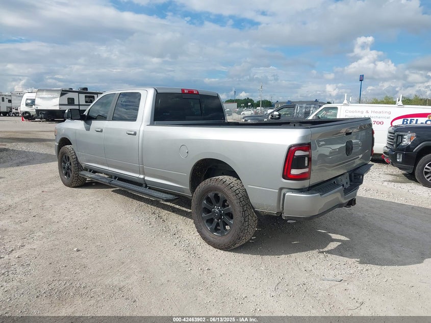 2022 Ram 3500 Big Horn 4X4 8' Box silver truck diesel 3C63R3HL6NG121502 photo #4