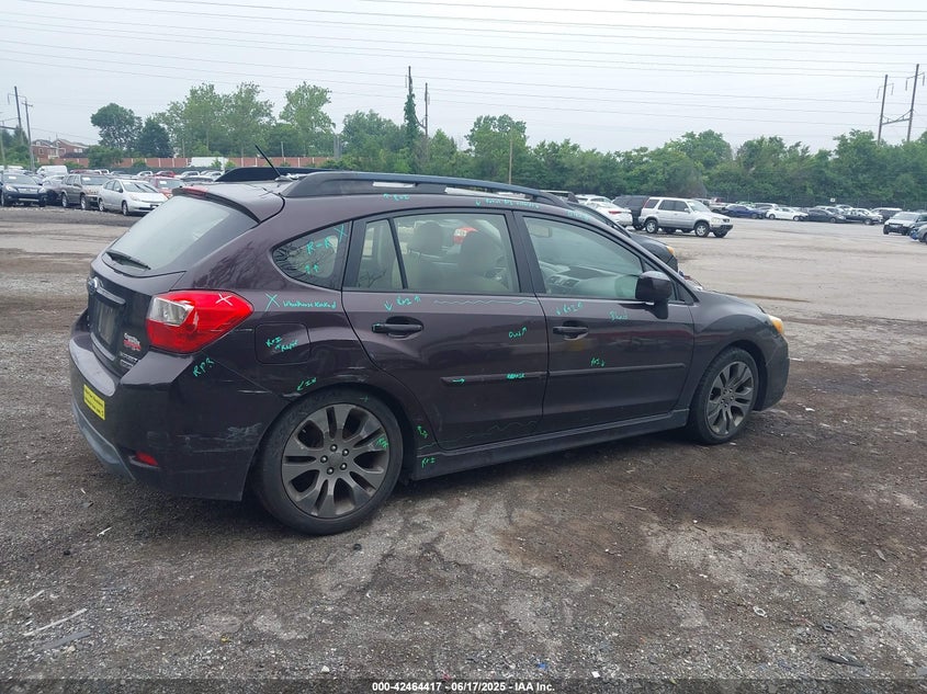 2013 SUBARU IMPREZA 2.0I SPORT PREMIUM - JF1GPAL68DH824177