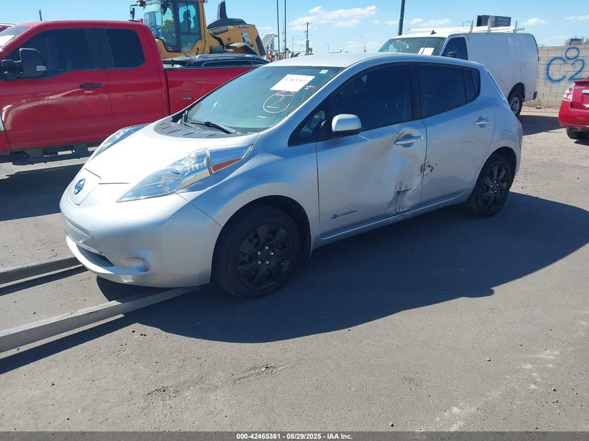 Vin: 1n4bz0cp2hc306107, lot: 42958037, nissan leaf s 20172