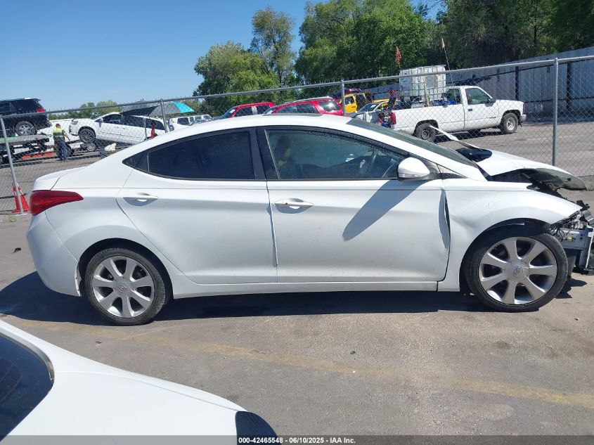 2013 Hyundai Elantra Limited VIN: 5NPDH4AE0DH321993 Lot: 42465548