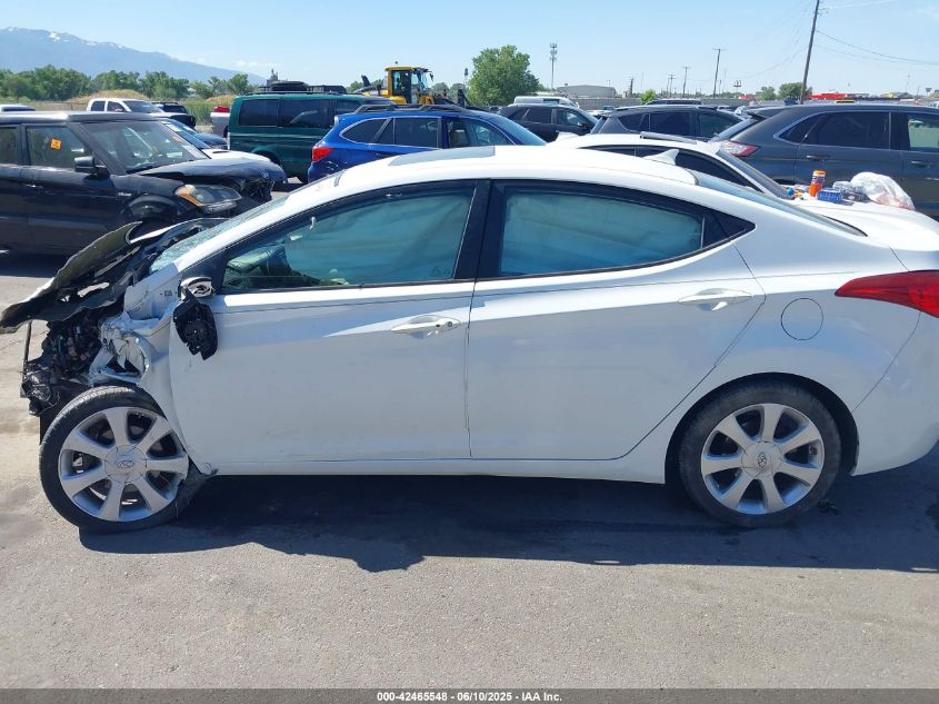 2013 Hyundai Elantra Limited VIN: 5NPDH4AE0DH321993 Lot: 42465548