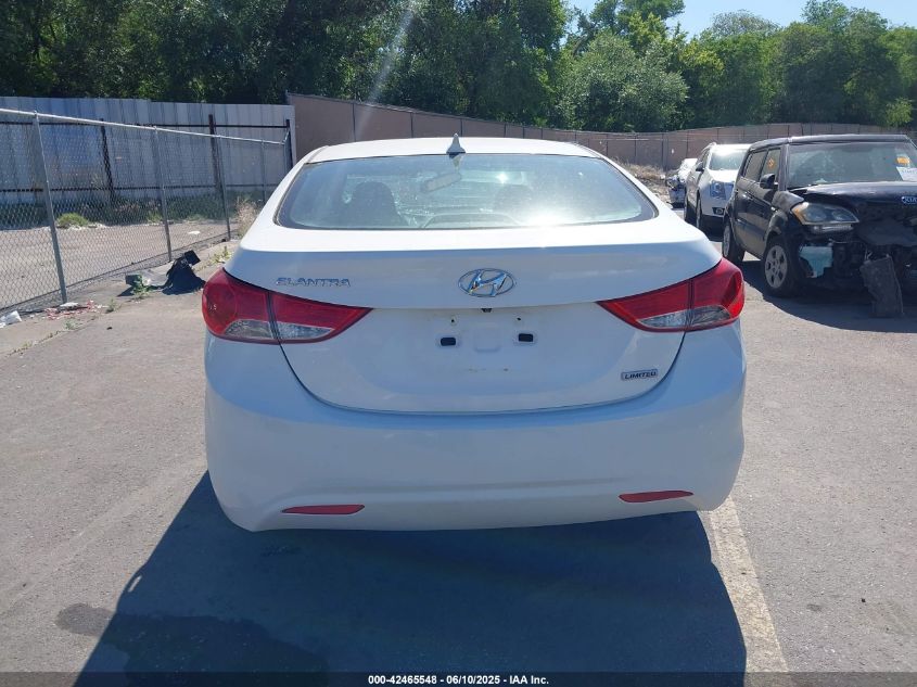 2013 Hyundai Elantra Limited VIN: 5NPDH4AE0DH321993 Lot: 42465548