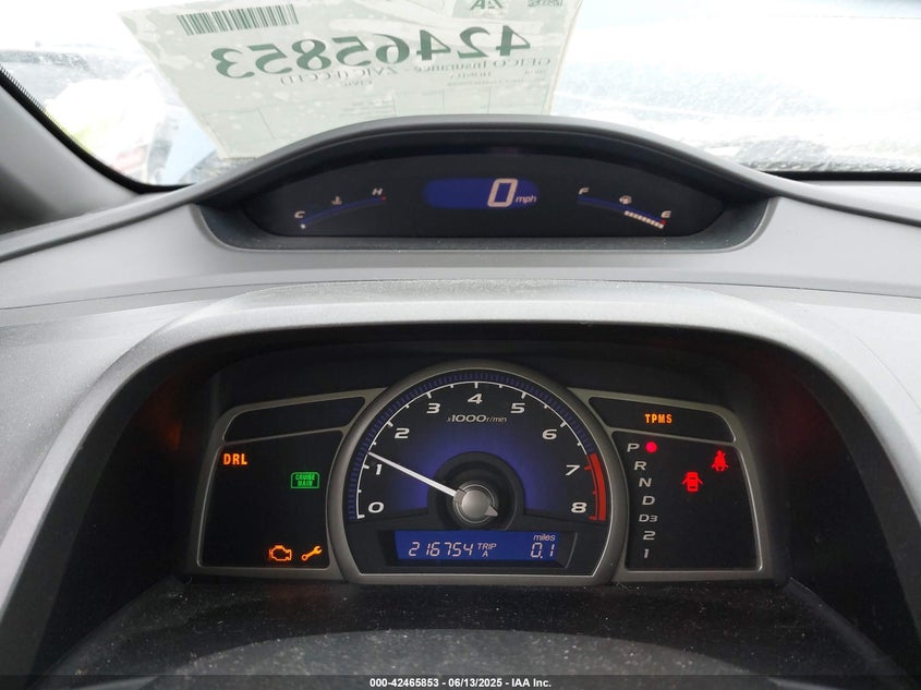 2008 HONDA CIVIC VIN: 1HGFA16888L099768