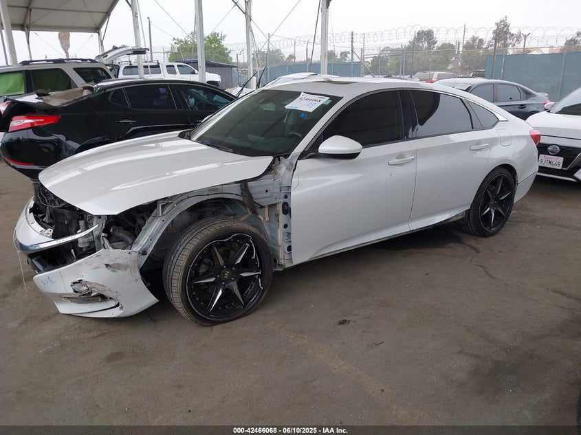 2018 Honda Accord Ex-L VIN: 1HGCV1F65JA268121 Lot: 42466068