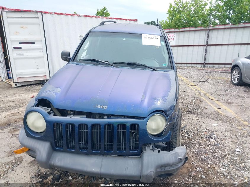 2002 Jeep Liberty Sport VIN: 1J4GL48K42W199972 Lot: 42466799