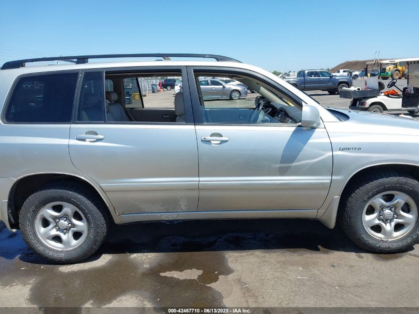 2003 Toyota Highlander Limited V6 VIN: JTEHF21A130151918 Lot: 42467710