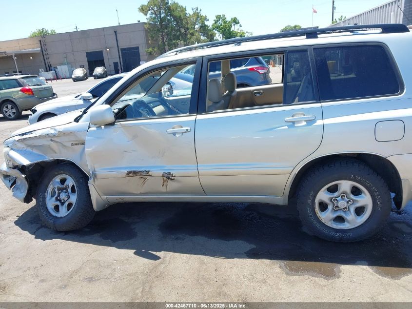 2003 Toyota Highlander Limited V6 VIN: JTEHF21A130151918 Lot: 42467710