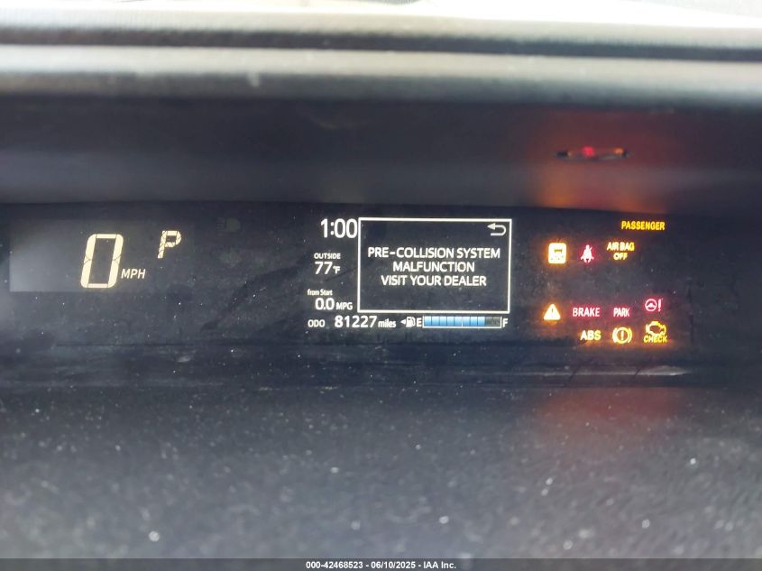 2018 Toyota Prius C Three VIN: JTDKDTB34J1606967 Lot: 42468523