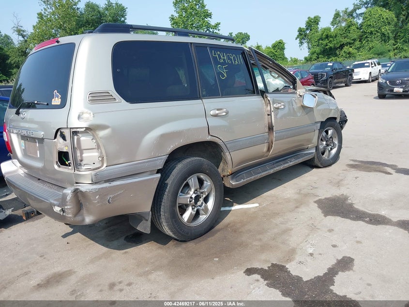 2006 TOYOTA LAND CRUISER VIN: JTEHT05J162091395