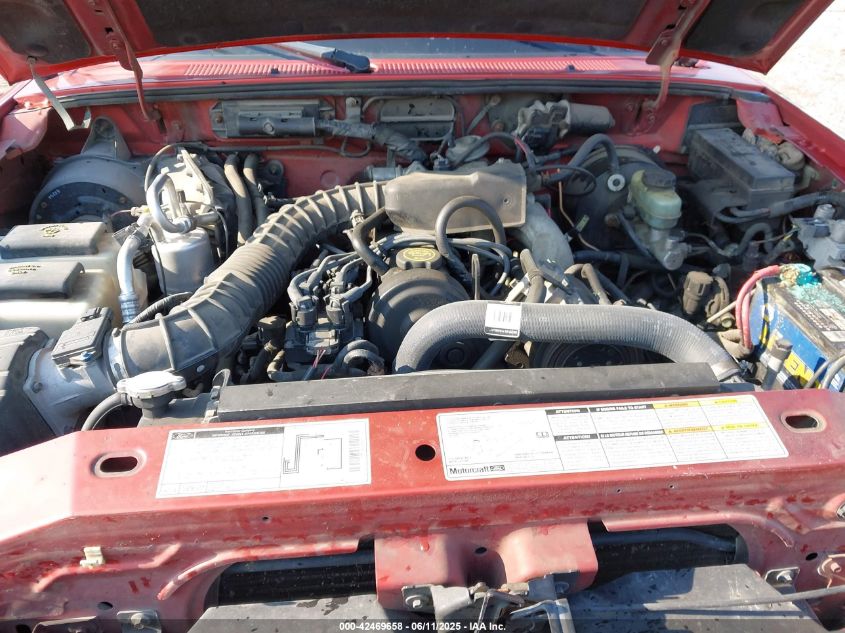 1998 Ford Ranger Splash/Xl/Xlt VIN: 1FTYR10C9WPA74560 Lot: 42469658