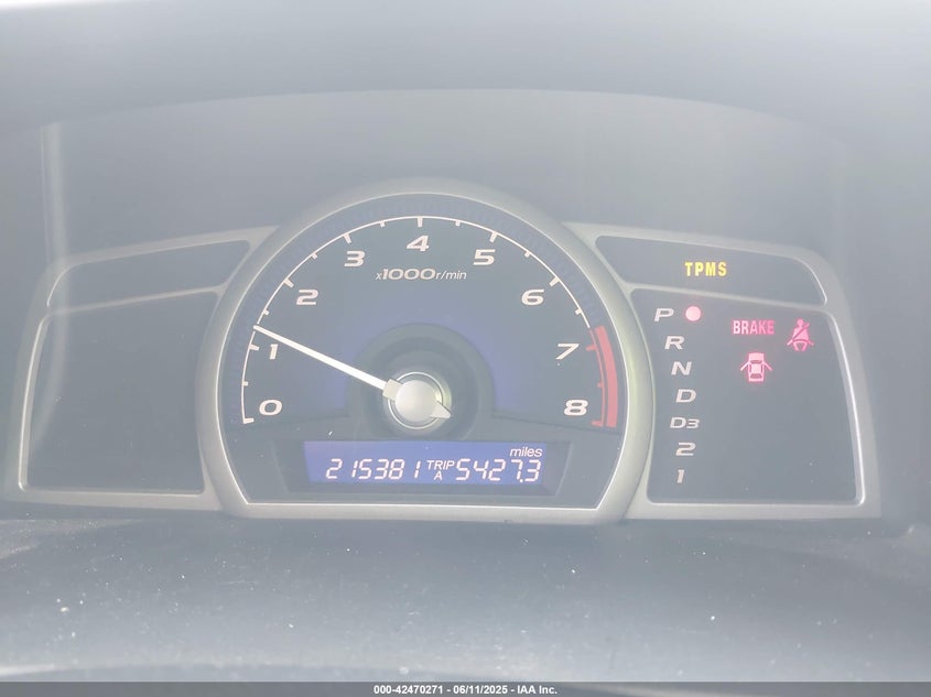2011 HONDA CIVIC VIN: 2HGFA1F58BH309330