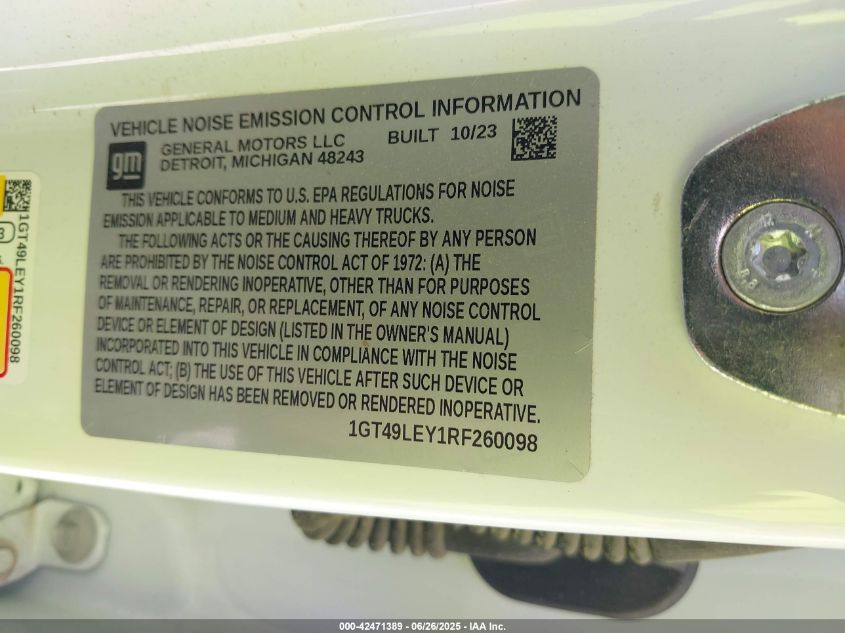 2024 GMC Sierra - 1GT49LEY1RF260098