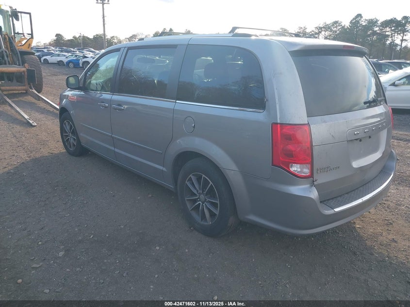 Vin: 2c4rdgcgxhr791457, lot: 42964283, dodge grand caravan sxt 20173