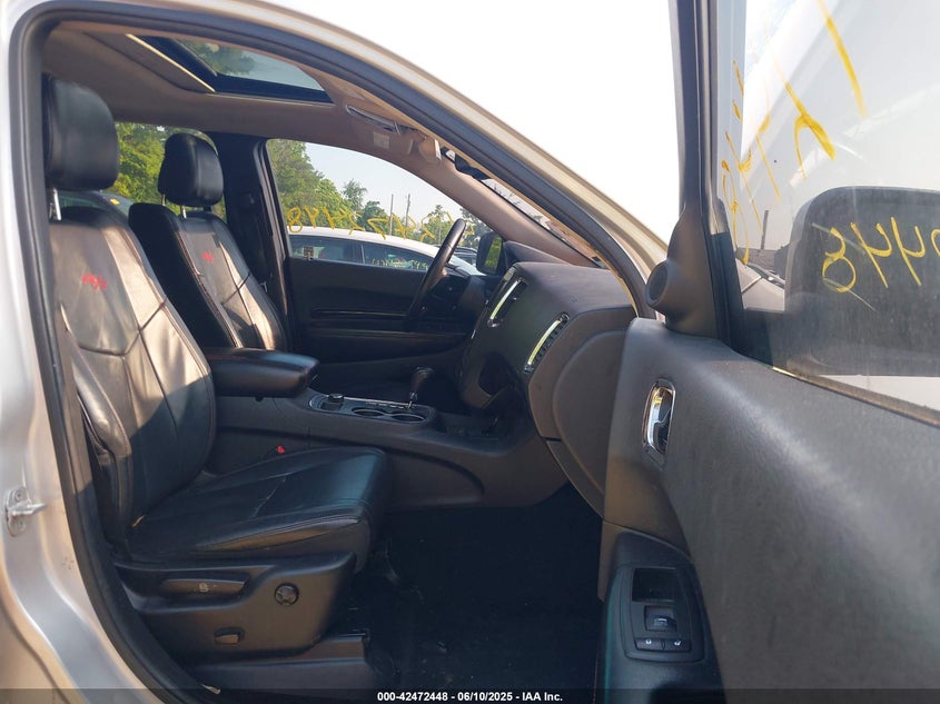 2012 DODGE DURANGO VIN: 1C4SDJCT3CC308629
