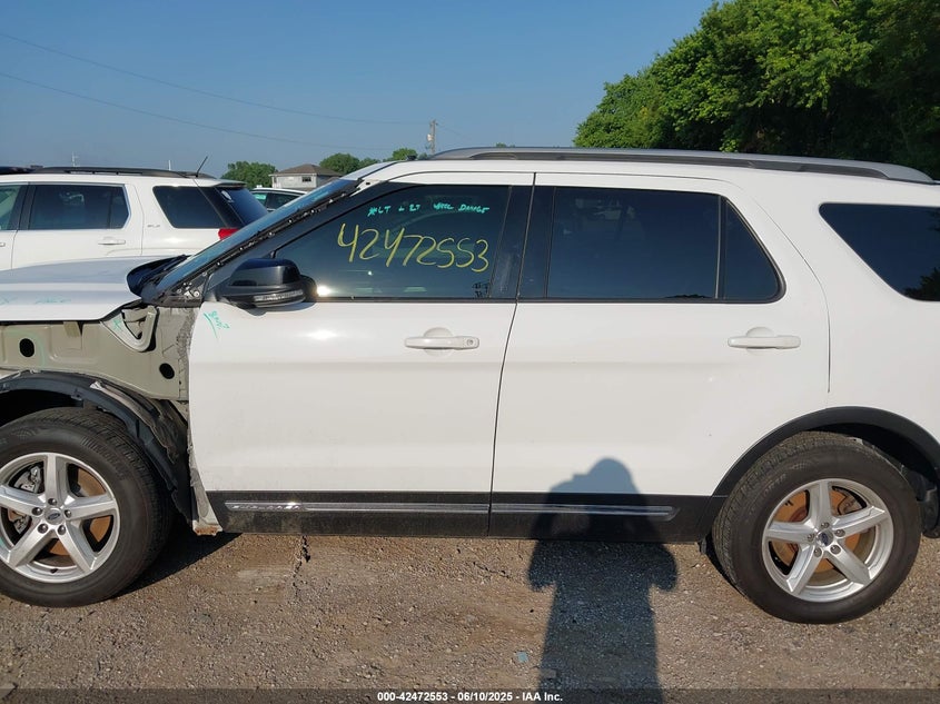 VIN 1FM5K8D83HGD51787 2017 FORD EXPLORER XLT