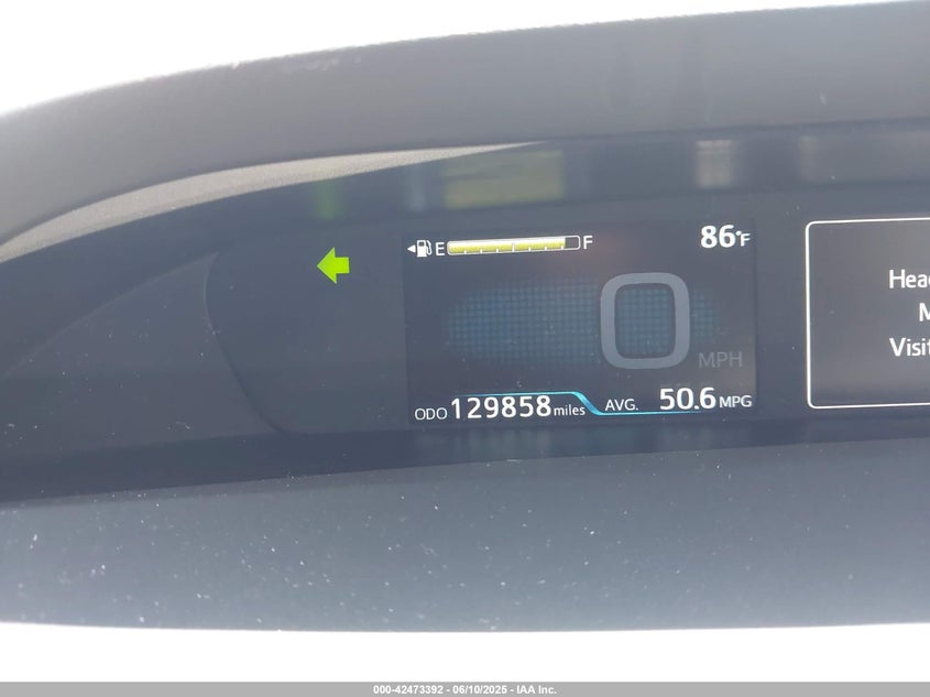 2019 TOYOTA PRIUS LIMITED - JTDKARFU1K3091222