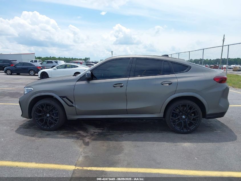 2021 BMW X6 M VIN: 5YMCY0C06M9F74972 Lot: 42473449