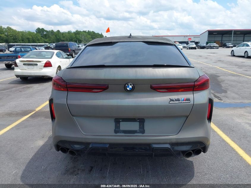 2021 BMW X6 M VIN: 5YMCY0C06M9F74972 Lot: 42473449