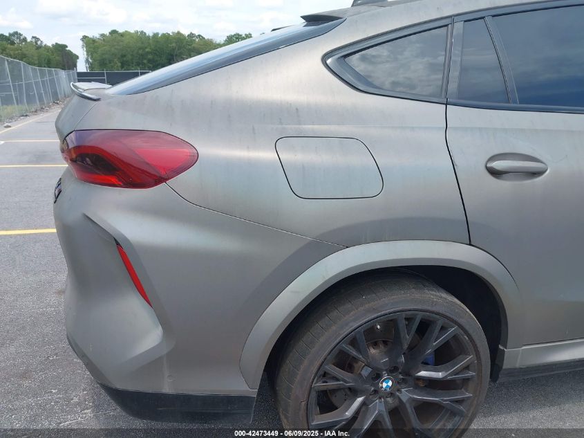 2021 BMW X6 M VIN: 5YMCY0C06M9F74972 Lot: 42473449