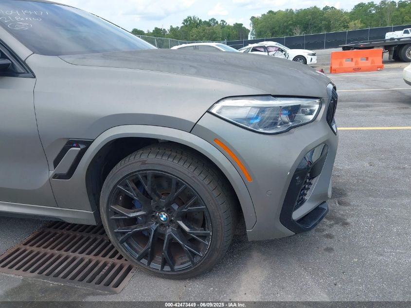 2021 BMW X6 M VIN: 5YMCY0C06M9F74972 Lot: 42473449