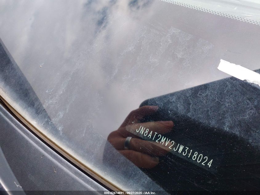 2018 Nissan Rogue Sl VIN: JN8AT2MV2JW318024 Lot: 42474691