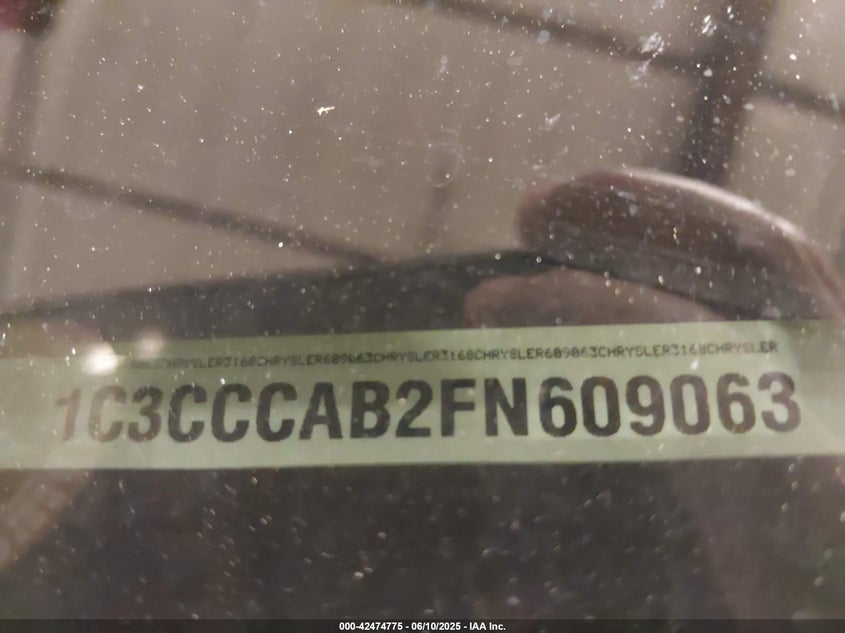 2015 CHRYSLER 200 LIMITED - 1C3CCCAB2FN609063