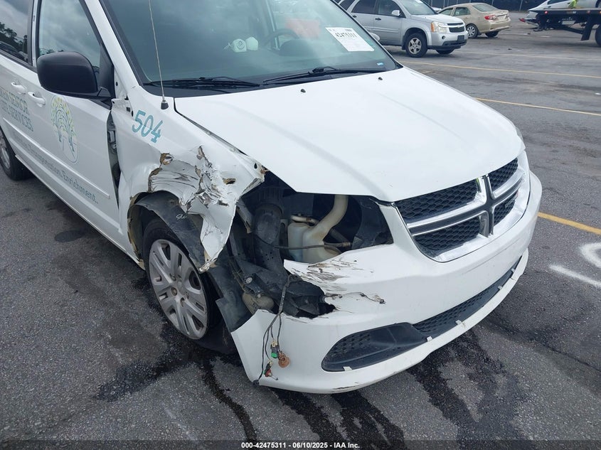 2014 DODGE GRAND CARAVAN SE - 2C4RDGBG7ER292130