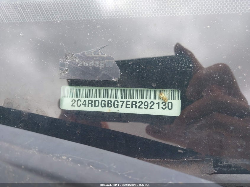 2014 DODGE GRAND CARAVAN SE - 2C4RDGBG7ER292130