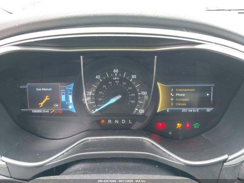 2015 FORD FUSION HYBRID VIN: 3FA6P0LU7FR254503