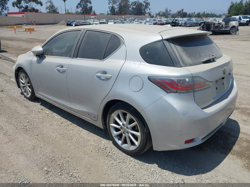 Vin: jthkd5bh0c2079318, lot: 42969020, lexus ct 200h premium 20123