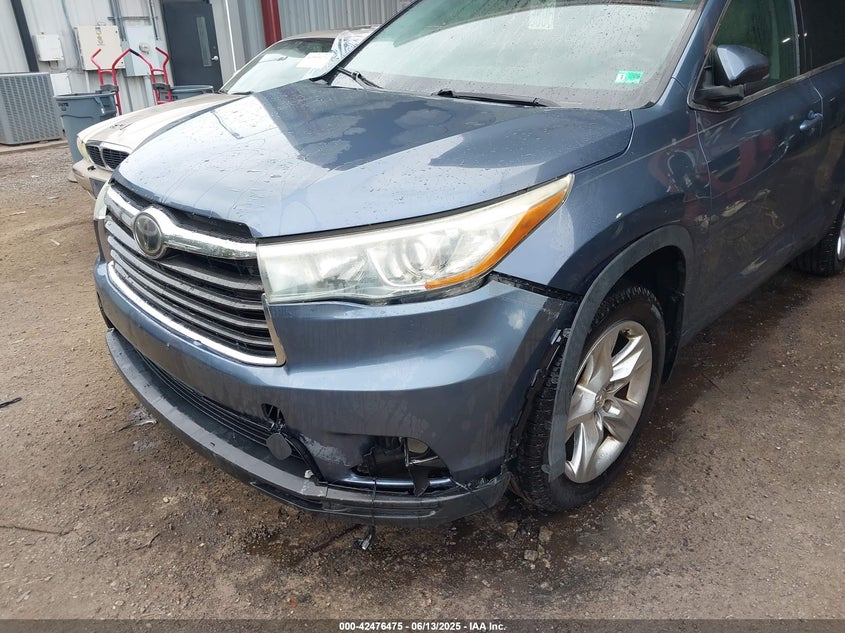 2015 TOYOTA HIGHLANDER VIN: 5TDDKRFH6FS123286