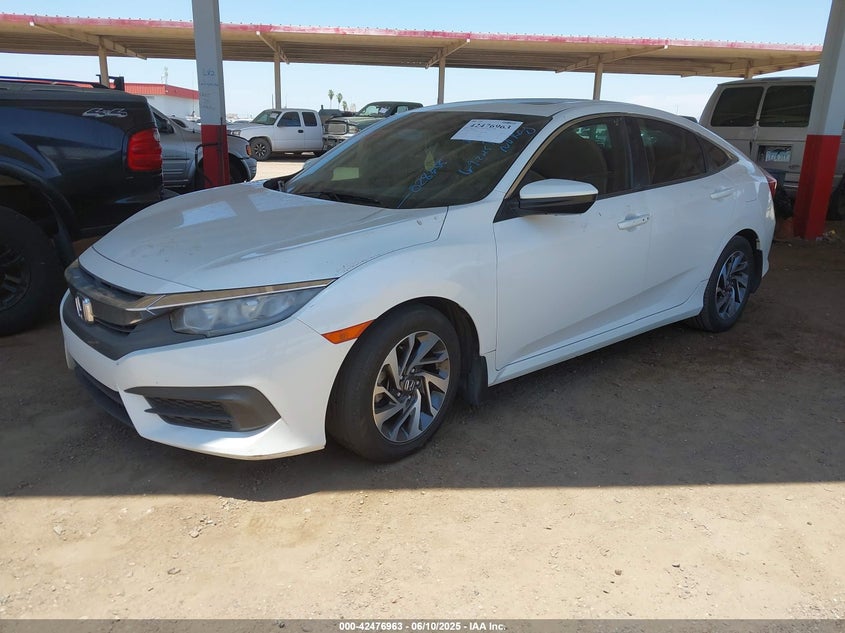 2016 HONDA CIVIC VIN: 19XFC2F77GE028655