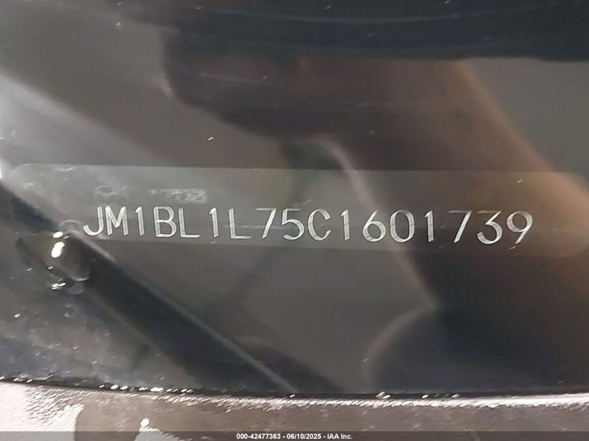 2012 Mazda Mazda3 I Touring VIN: JM1BL1L75C1601739 Lot: 42477363