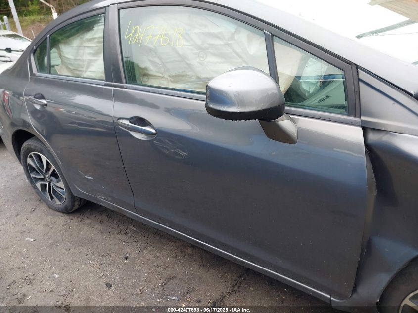 2013 Honda Civic Ex VIN: 2HGFB2F82DH538702 Lot: 42477698