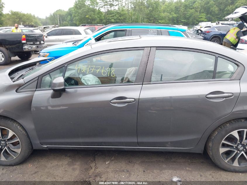 2013 Honda Civic Ex VIN: 2HGFB2F82DH538702 Lot: 42477698