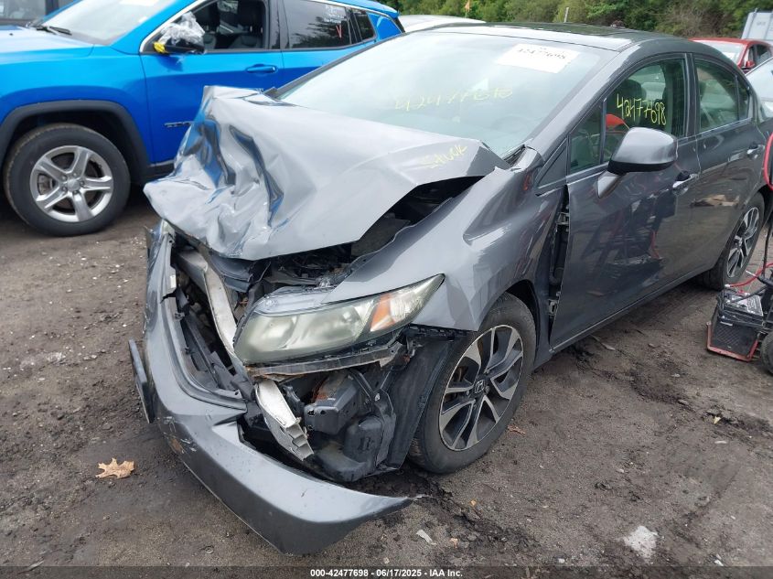 2013 Honda Civic Ex VIN: 2HGFB2F82DH538702 Lot: 42477698