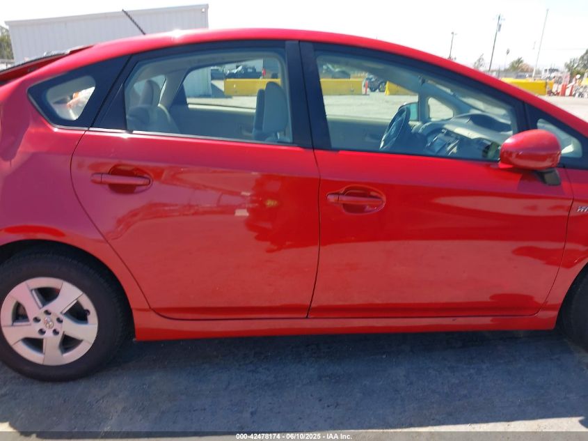 2011 Toyota Prius Three VIN: JTDKN3DU6B0302484 Lot: 42478174