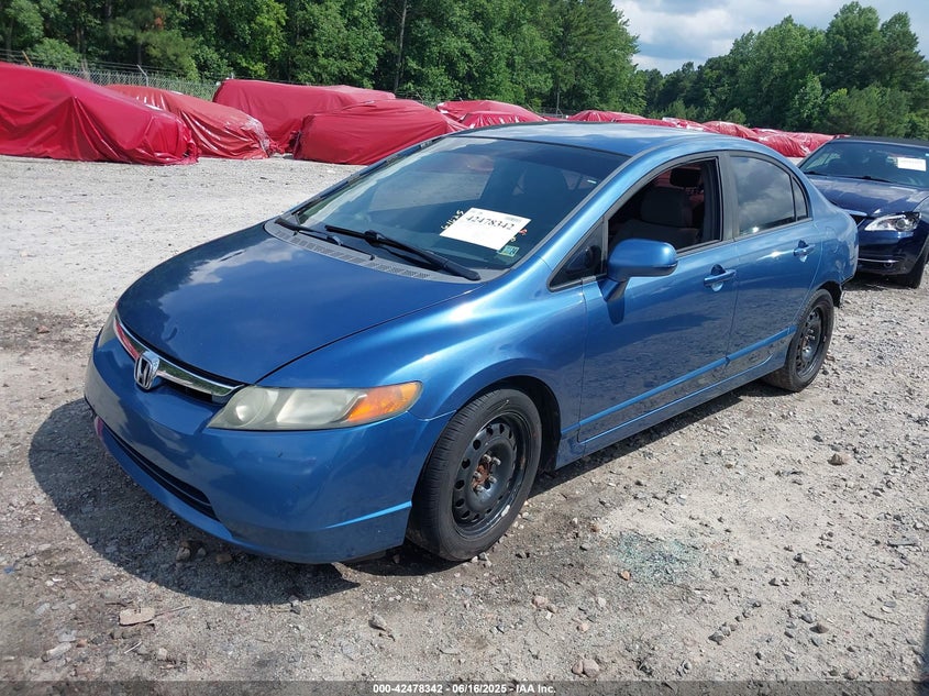 2008 HONDA CIVIC VIN: 1HGFA16568L058044
