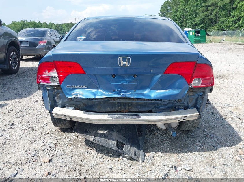 2008 HONDA CIVIC VIN: 1HGFA16568L058044