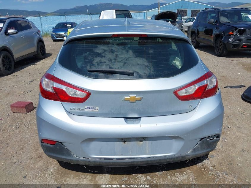 2017 Chevrolet Cruze Lt Auto VIN: 3G1BE6SM9HS523401 Lot: 42478426