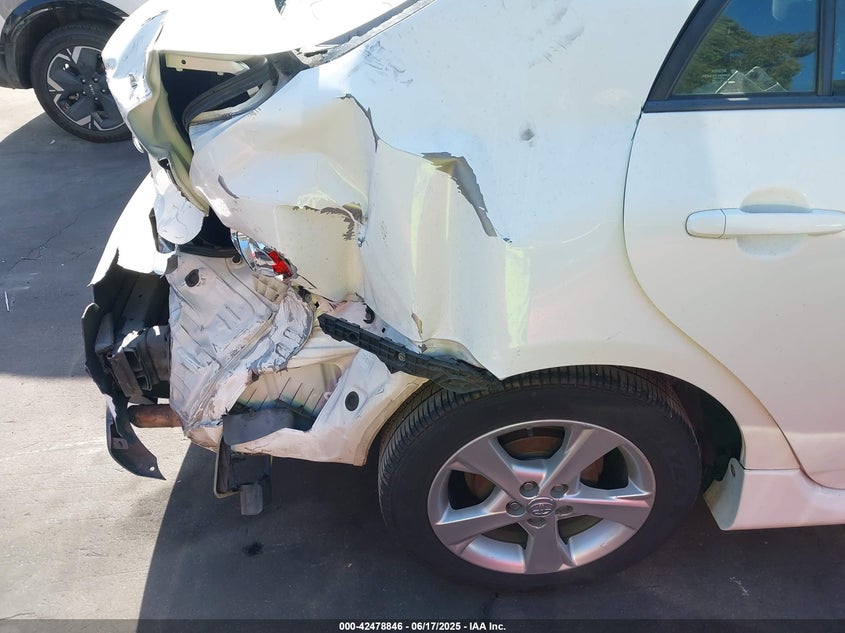 2012 TOYOTA COROLLA VIN: 5YFBU4EE3CP020987