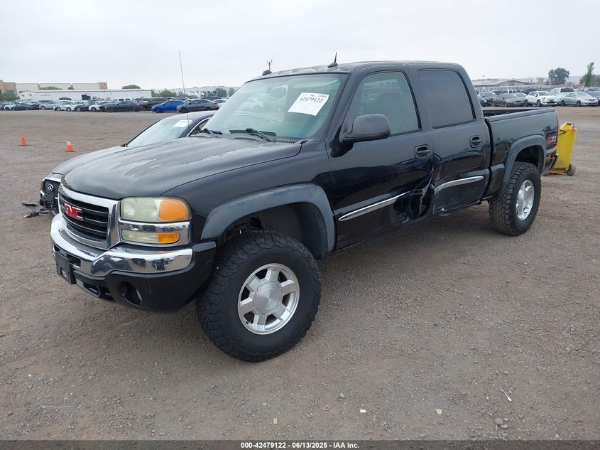 2004 GMC Sierra 1500 Slt black truck gasoline 2GTEK13T641397008 photo #3