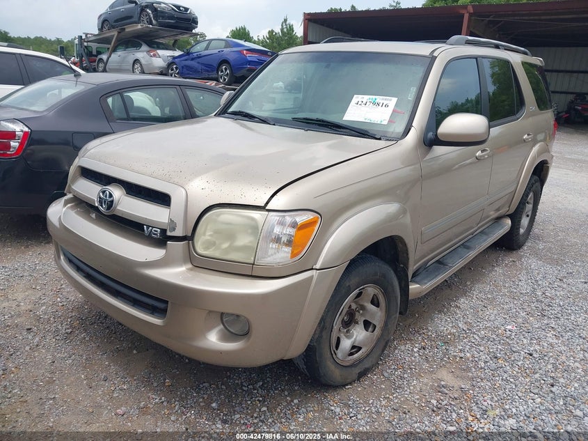 2007 TOYOTA SEQUOIA VIN: 5TDZT34A77S296872