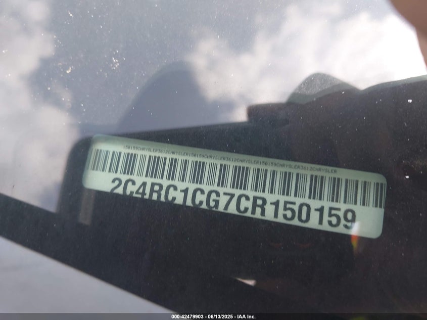 2012 Chrysler Town & Country Touring-L VIN: 2C4RC1CG7CR150159 Lot: 42479903