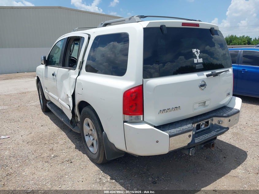 2006 Nissan Armada Se white suv gasoline 5N1AA08AX6N723375 photo #4