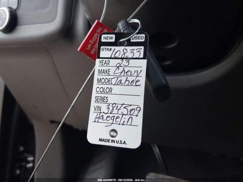 2023 Chevrolet Tahoe - 1GNSKPKD3PR384509