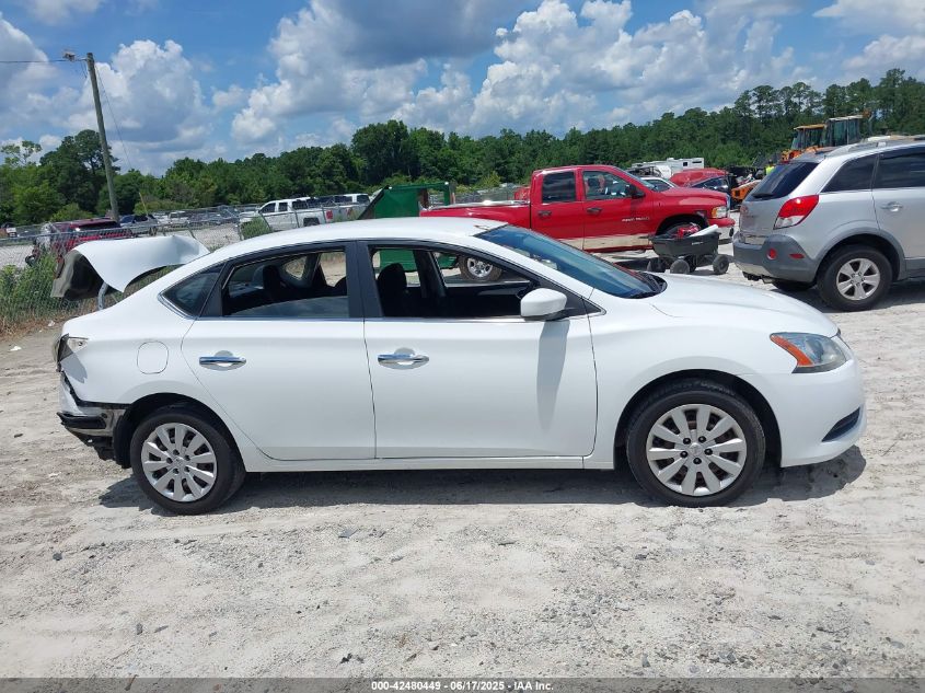 2015 Nissan Sentra S VIN: 3N1AB7AP5FY344234 Lot: 42480449