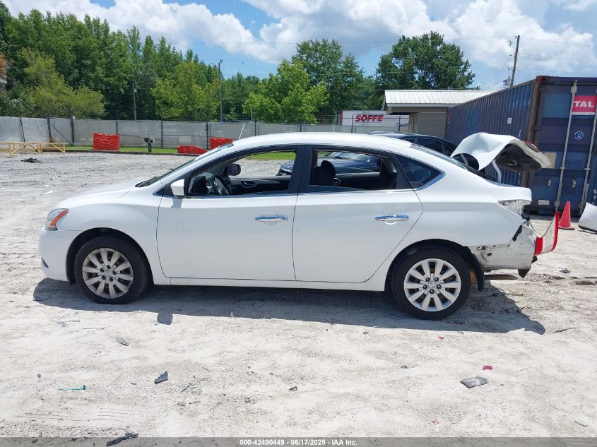2015 Nissan Sentra S VIN: 3N1AB7AP5FY344234 Lot: 42480449