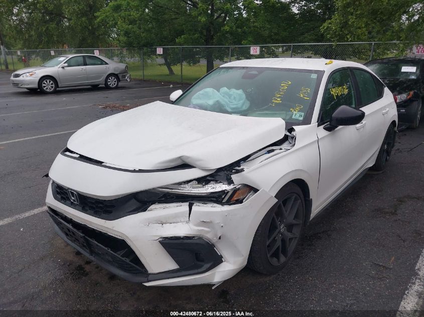2024 Honda Civic Sport VIN: 19XFL2H89RE035227 Lot: 42480672